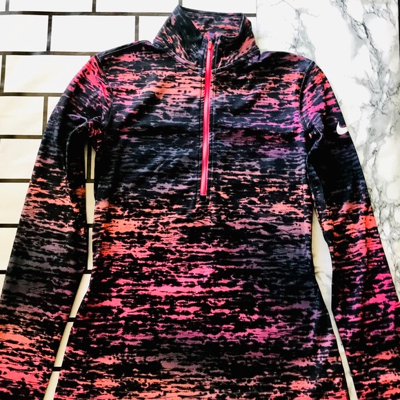 Nike Tops - Nike Dri Fit Ombré Purple Pink Track Jacket